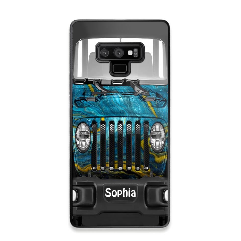 Personalized Jeep Lover Sparkling Phone Case Printed 22AUG-DT23