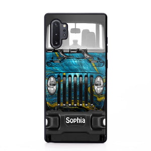 Personalized Jeep Lover Sparkling Phone Case Printed 22AUG-DT23