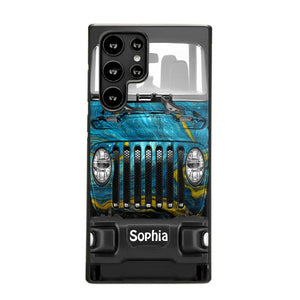 Personalized Jeep Lover Sparkling Phone Case Printed 22AUG-DT23