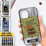 Personalized Australian Veterans/Soldier Camo Phone Case Printed 22AUG-DT23