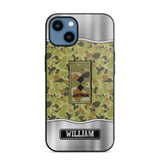 Personalized Australian Veterans/Soldier Camo Phone Case Printed 22AUG-DT23