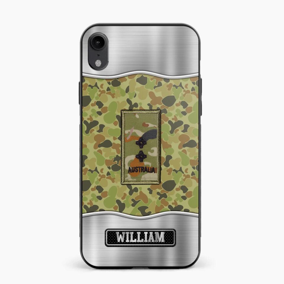 Personalized Australian Veterans/Soldier Camo Phone Case Printed 22AUG-DT23