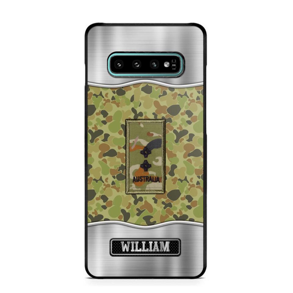 Personalized Australian Veterans/Soldier Camo Phone Case Printed 22AUG-DT23