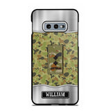 Personalized Australian Veterans/Soldier Camo Phone Case Printed 22AUG-DT23