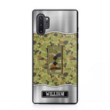 Personalized Australian Veterans/Soldier Camo Phone Case Printed 22AUG-DT23