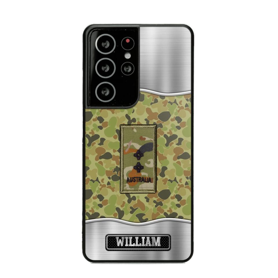 Personalized Australian Veterans/Soldier Camo Phone Case Printed 22AUG-DT23