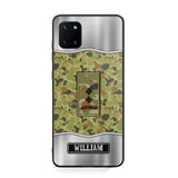 Personalized Australian Veterans/Soldier Camo Phone Case Printed 22AUG-DT23