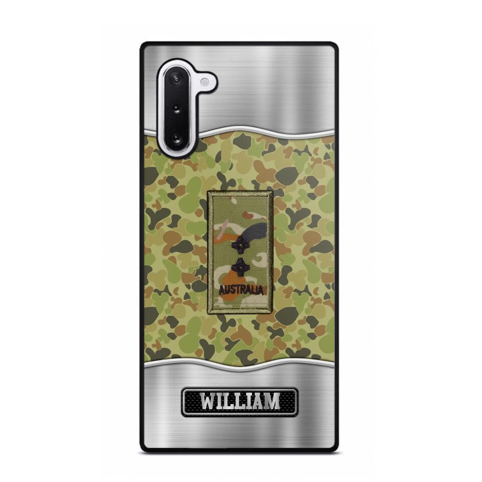 Personalized Australian Veterans/Soldier Camo Phone Case Printed 22AUG-DT23