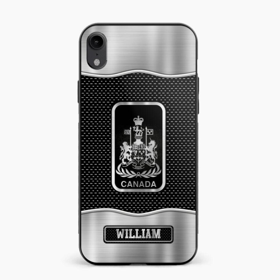 Personalized Canadian Veterans/Soldier Phone Case Printed 22AUG-DT23