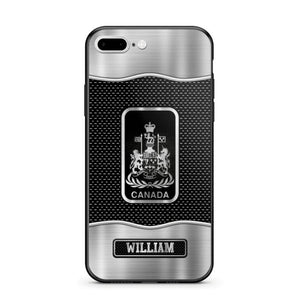 Personalized Canadian Veterans/Soldier Phone Case Printed 22AUG-DT23