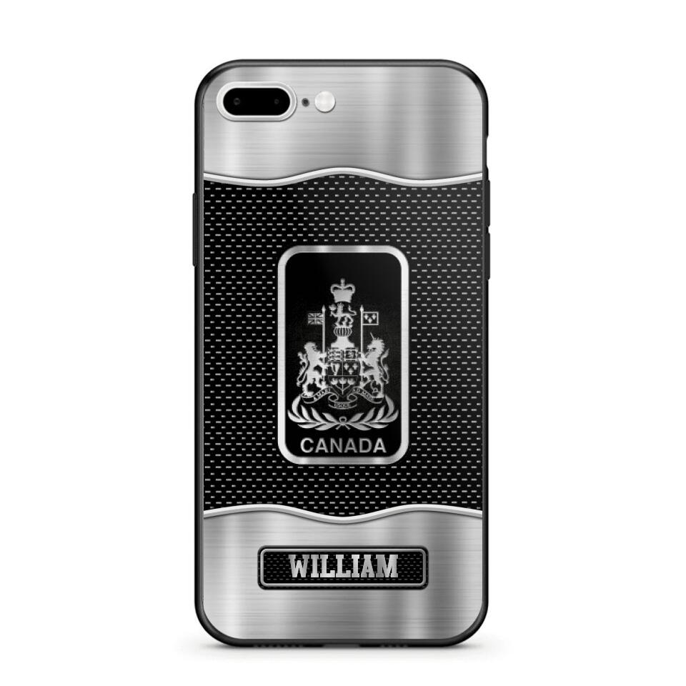 Personalized Canadian Veterans/Soldier Phone Case Printed 22AUG-DT23