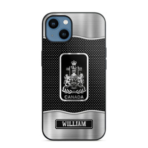 Personalized Canadian Veterans/Soldier Phone Case Printed 22AUG-DT23