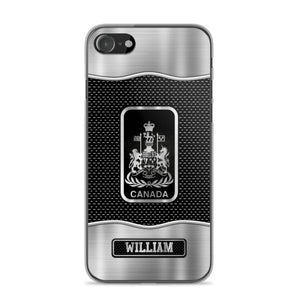 Personalized Canadian Veterans/Soldier Phone Case Printed 22AUG-DT23