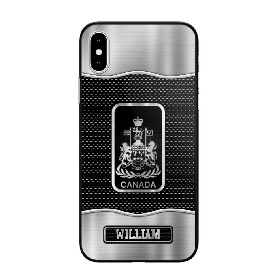 Personalized Canadian Veterans/Soldier Phone Case Printed 22AUG-DT23