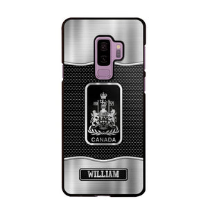 Personalized Canadian Veterans/Soldier Phone Case Printed 22AUG-DT23