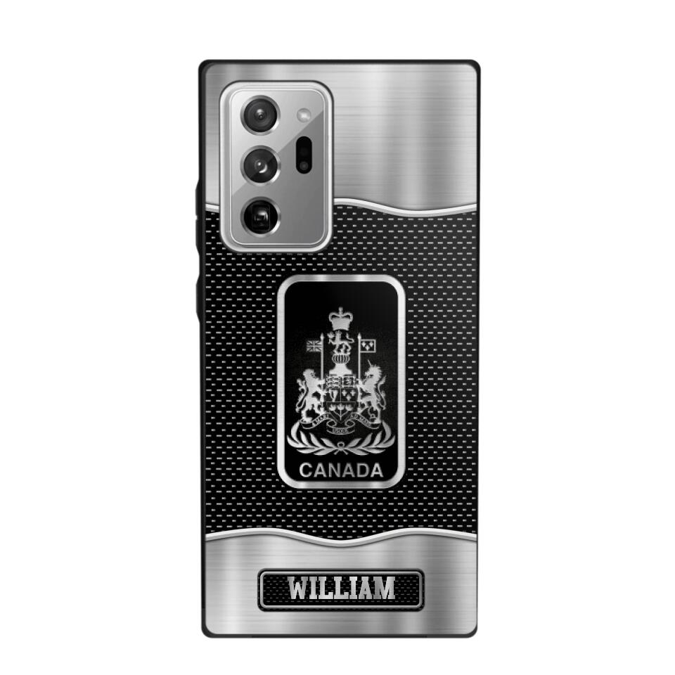 Personalized Canadian Veterans/Soldier Phone Case Printed 22AUG-DT23