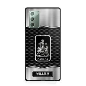 Personalized Canadian Veterans/Soldier Phone Case Printed 22AUG-DT23