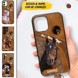 Personalized Horse Lover Phone Case Printed 22AUG-DT24