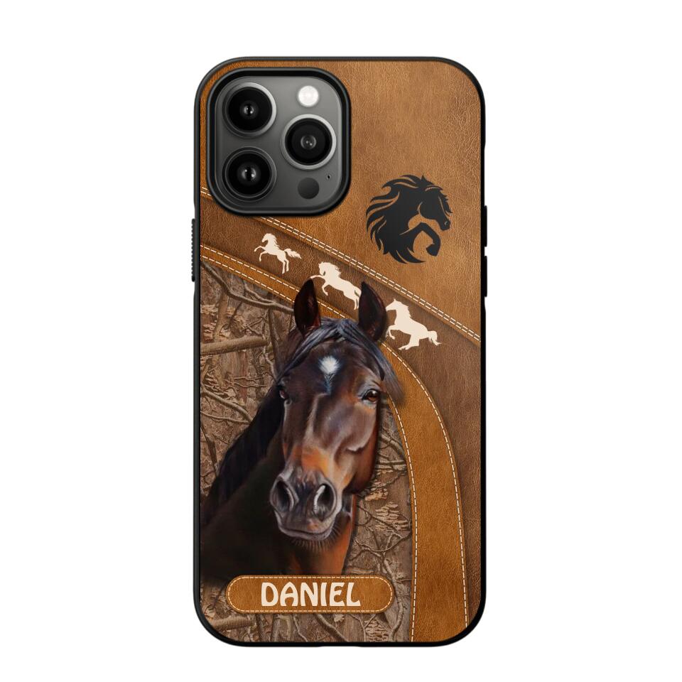 Personalized Horse Lover Phone Case Printed 22AUG-DT24