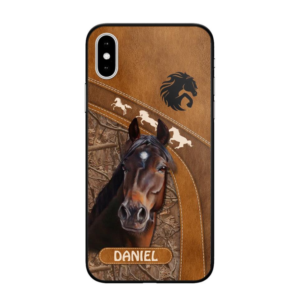 Personalized Horse Lover Phone Case Printed 22AUG-DT24