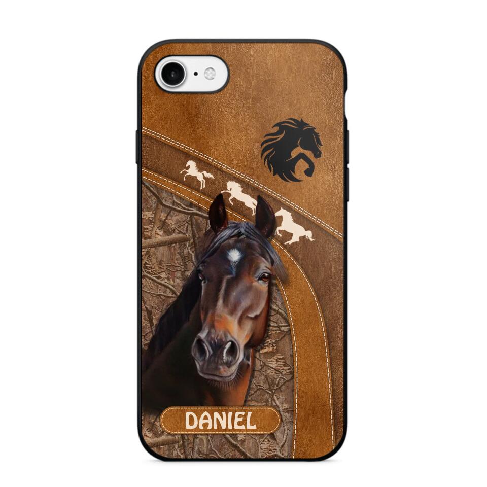 Personalized Horse Lover Phone Case Printed 22AUG-DT24