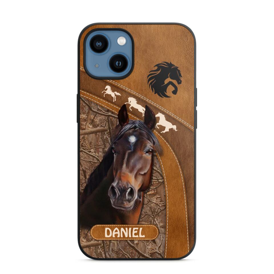 Personalized Horse Lover Phone Case Printed 22AUG-DT24