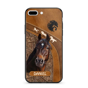 Personalized Horse Lover Phone Case Printed 22AUG-DT24