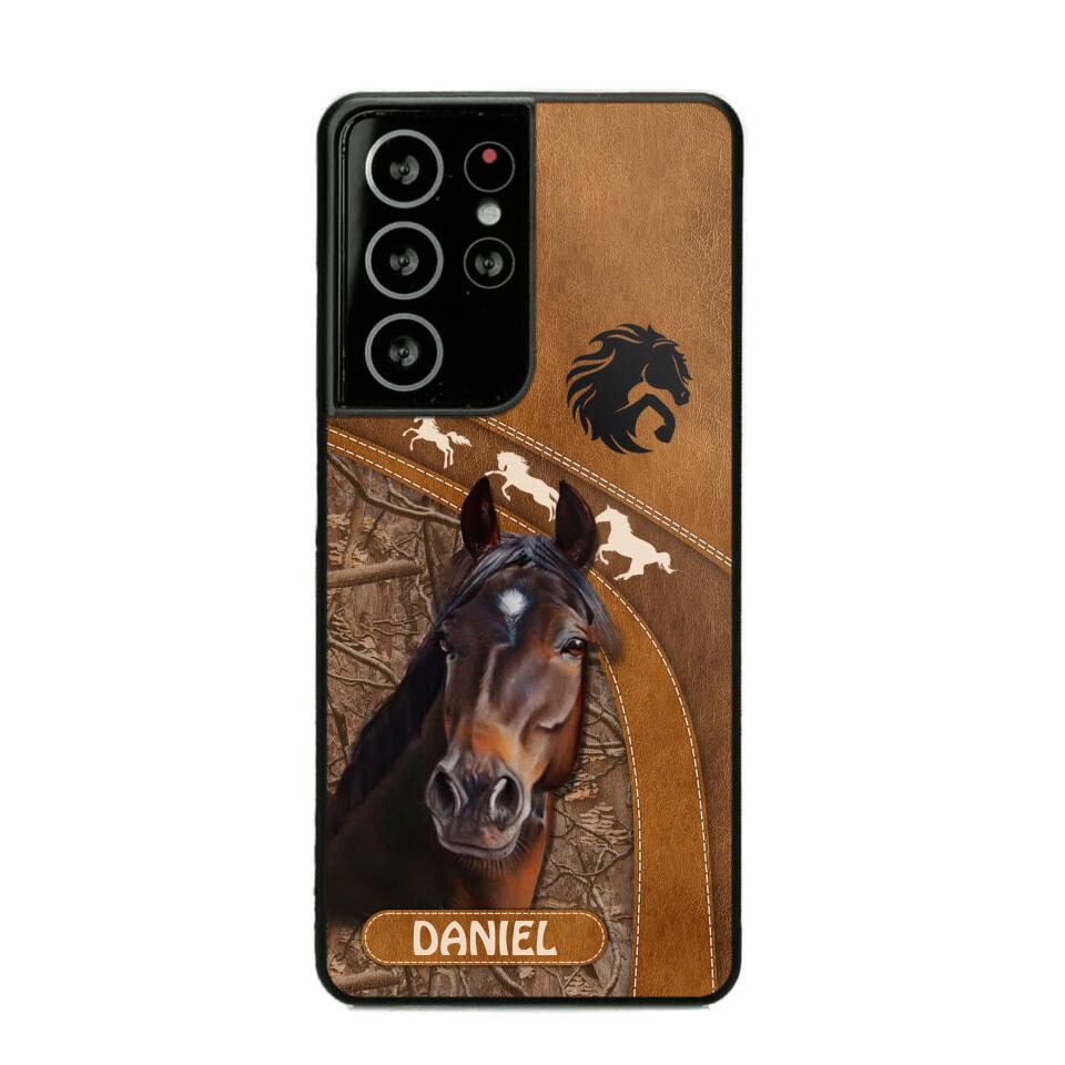 Personalized Horse Lover Phone Case Printed 22AUG-DT24