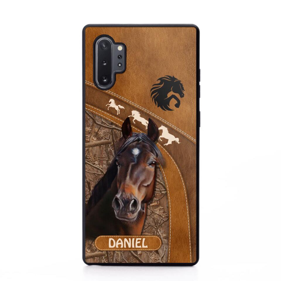 Personalized Horse Lover Phone Case Printed 22AUG-DT24