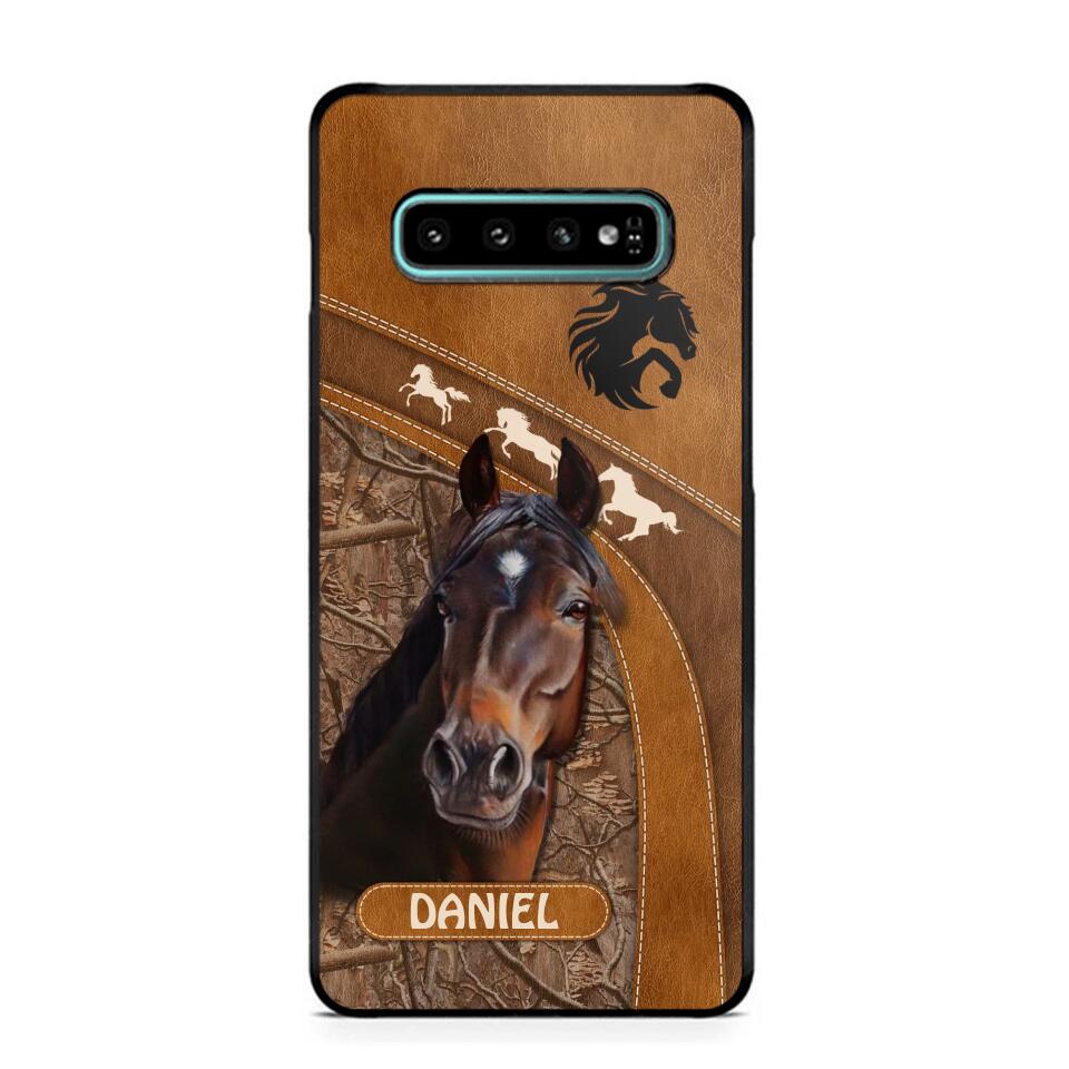 Personalized Horse Lover Phone Case Printed 22AUG-DT24