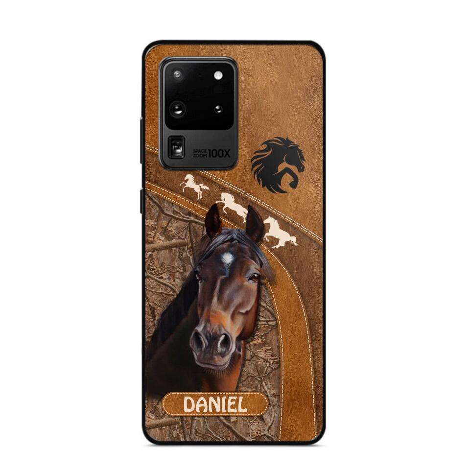 Personalized Horse Lover Phone Case Printed 22AUG-DT24