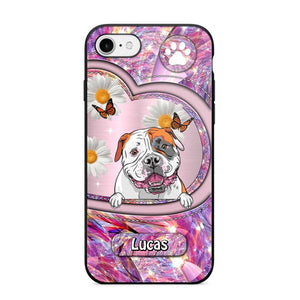 Personalized Dog Lover Sparkling Phone Case Printed 22AUG-HQ24