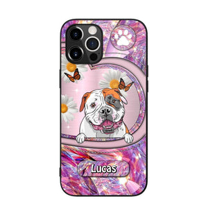 Personalized Dog Lover Sparkling Phone Case Printed 22AUG-HQ24