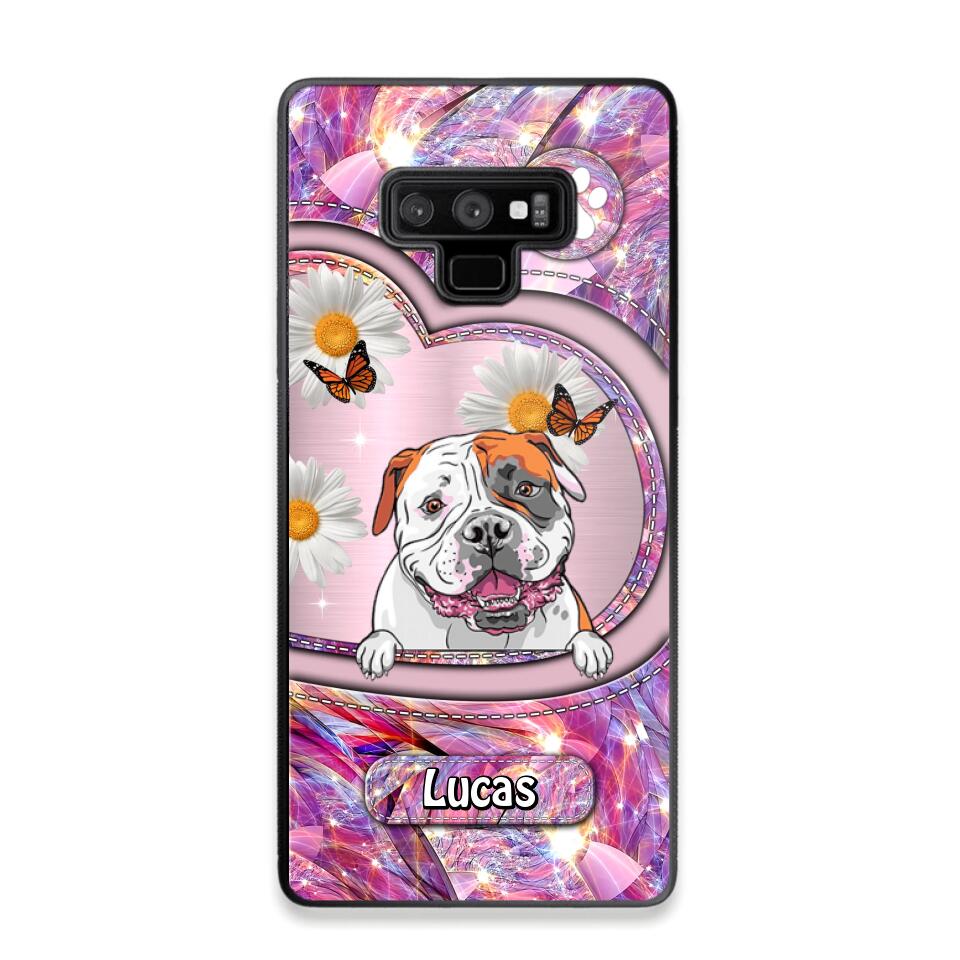 Personalized Dog Lover Sparkling Phone Case Printed 22AUG-HQ24