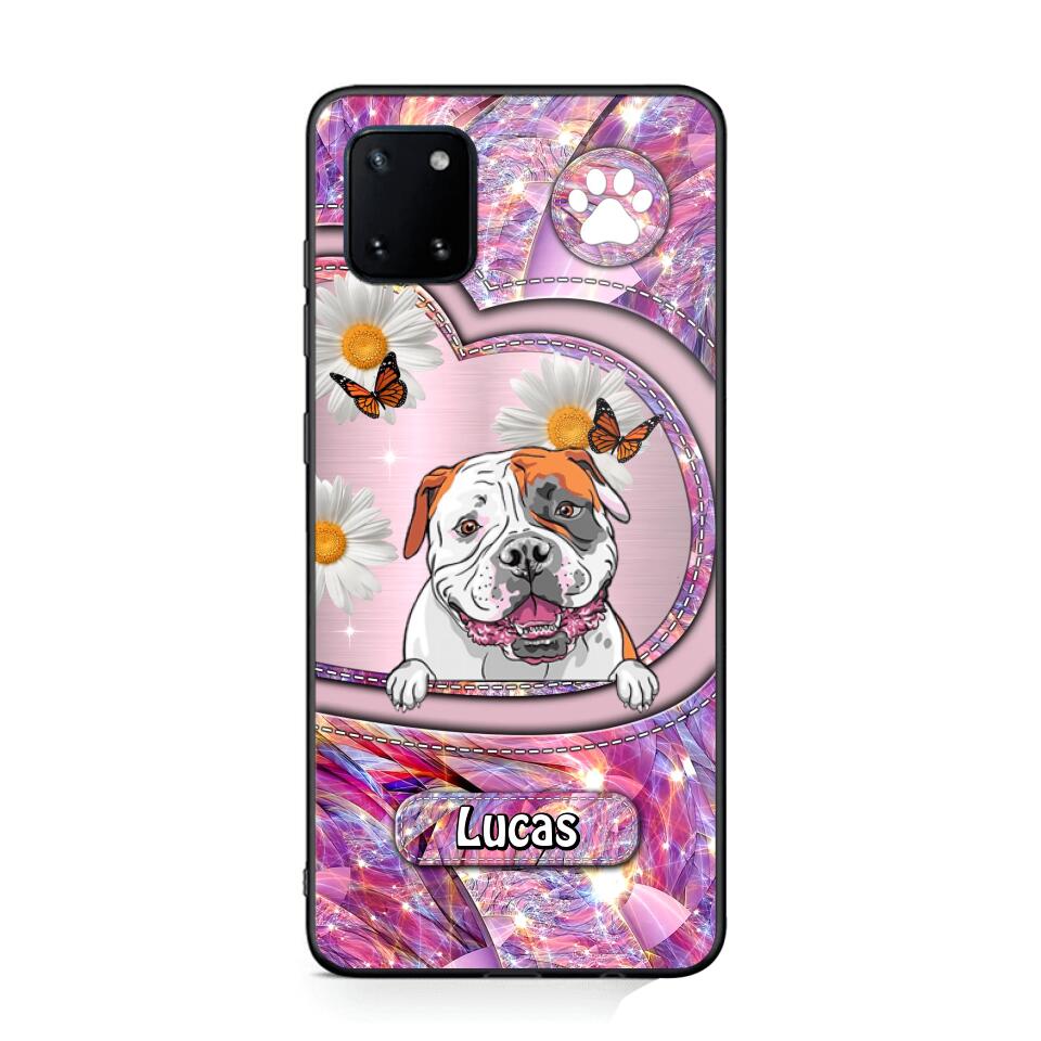 Personalized Dog Lover Sparkling Phone Case Printed 22AUG-HQ24