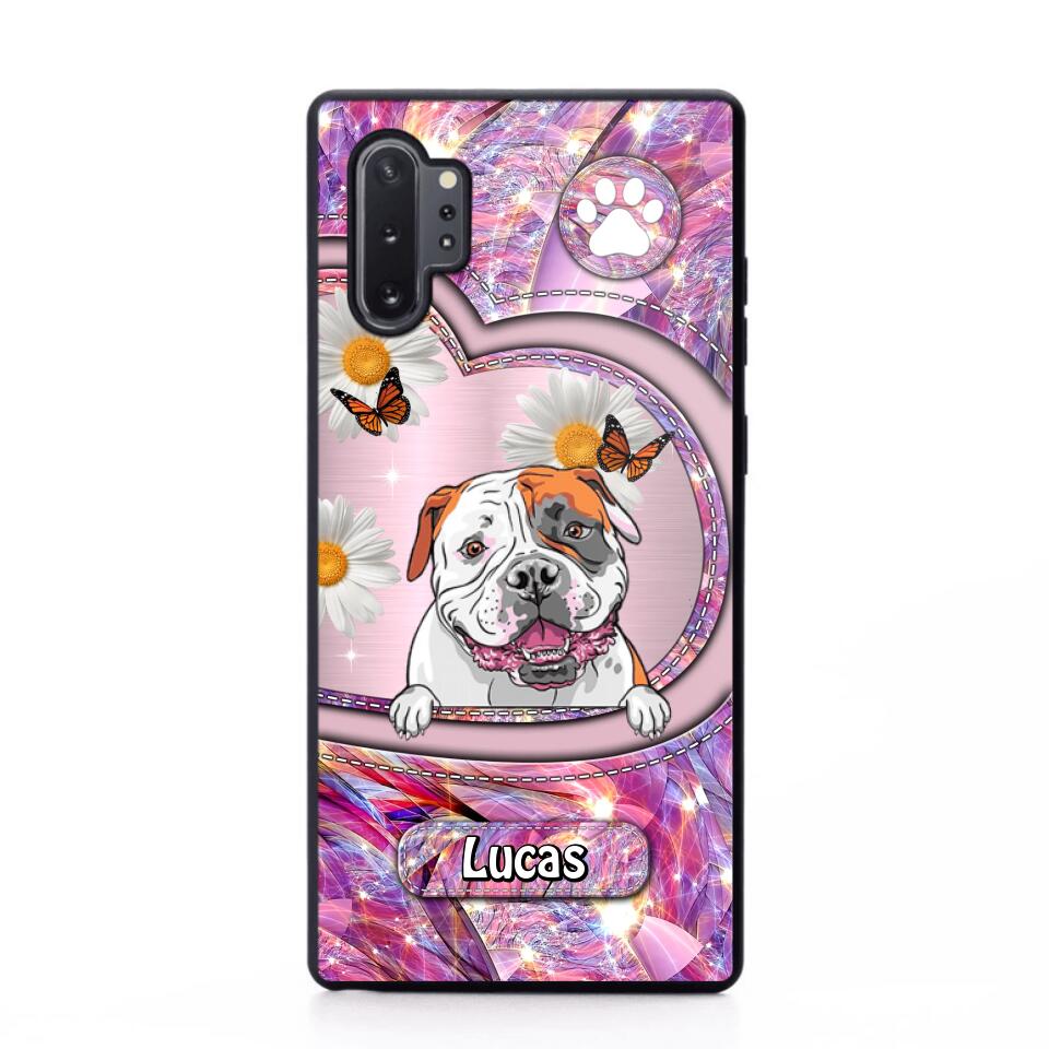 Personalized Dog Lover Sparkling Phone Case Printed 22AUG-HQ24