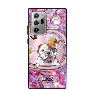 Personalized Dog Lover Sparkling Phone Case Printed 22AUG-HQ24