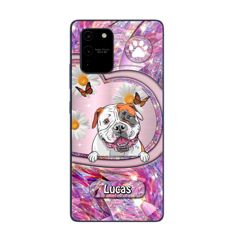 Personalized Dog Lover Sparkling Phone Case Printed 22AUG-HQ24