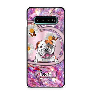 Personalized Dog Lover Sparkling Phone Case Printed 22AUG-HQ24