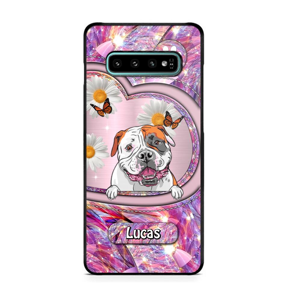 Personalized Dog Lover Sparkling Phone Case Printed 22AUG-HQ24