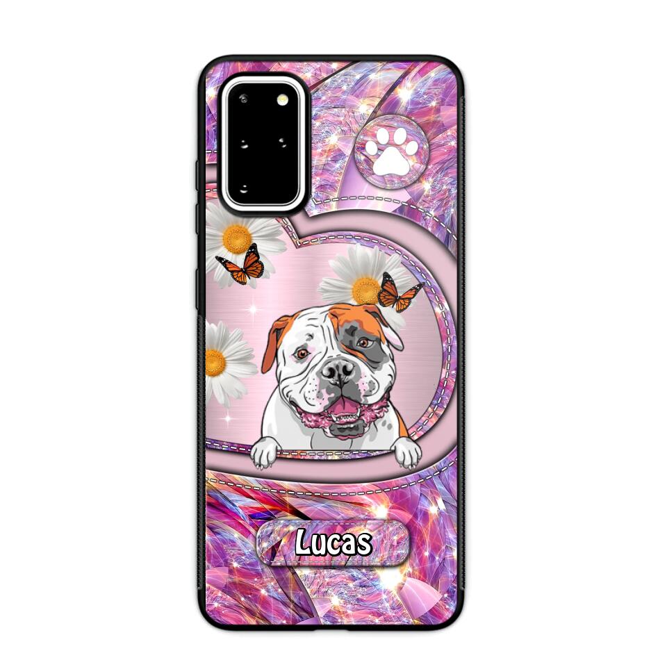 Personalized Dog Lover Sparkling Phone Case Printed 22AUG-HQ24