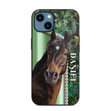 Personalized Horse Lover Sparkling Phone Case Printed 22AUG-HY24