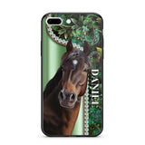 Personalized Horse Lover Sparkling Phone Case Printed 22AUG-HY24