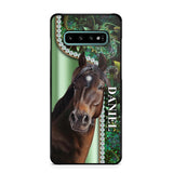 Personalized Horse Lover Sparkling Phone Case Printed 22AUG-HY24