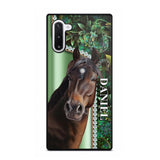 Personalized Horse Lover Sparkling Phone Case Printed 22AUG-HY24