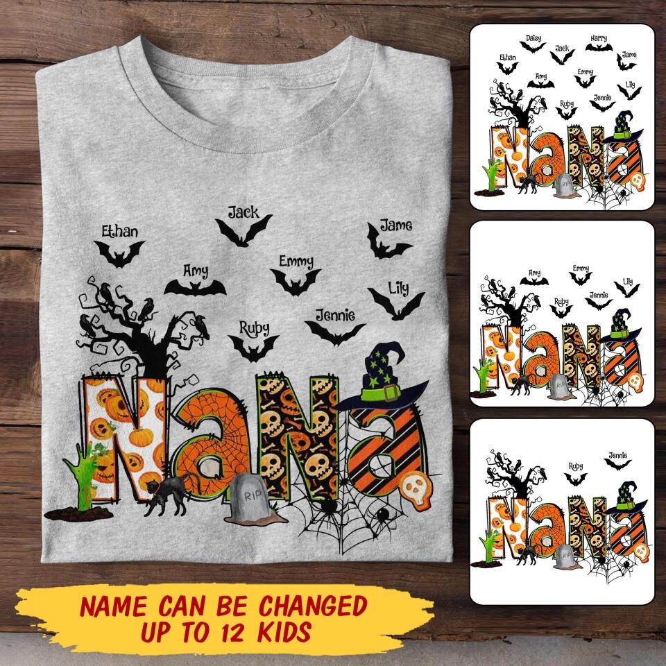 Personalized NaNa Kid Custom Tshirt Printed NQMA2408