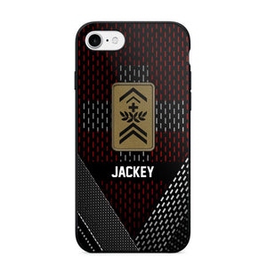 Personalized Swiss Veteran/ Solider Rank Phonecase 3D Printed QTVQ2508