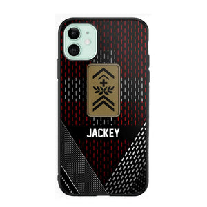 Personalized Swiss Veteran/ Solider Rank Phonecase 3D Printed QTVQ2508