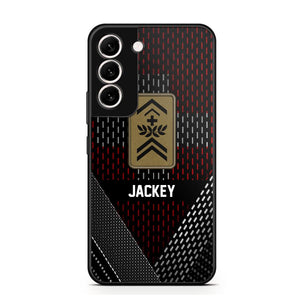 Personalized Swiss Veteran/ Solider Rank Phonecase 3D Printed QTVQ2508