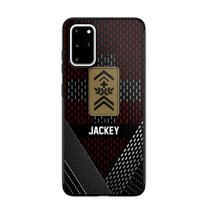 Personalized Swiss Veteran/ Solider Rank Phonecase 3D Printed QTVQ2508